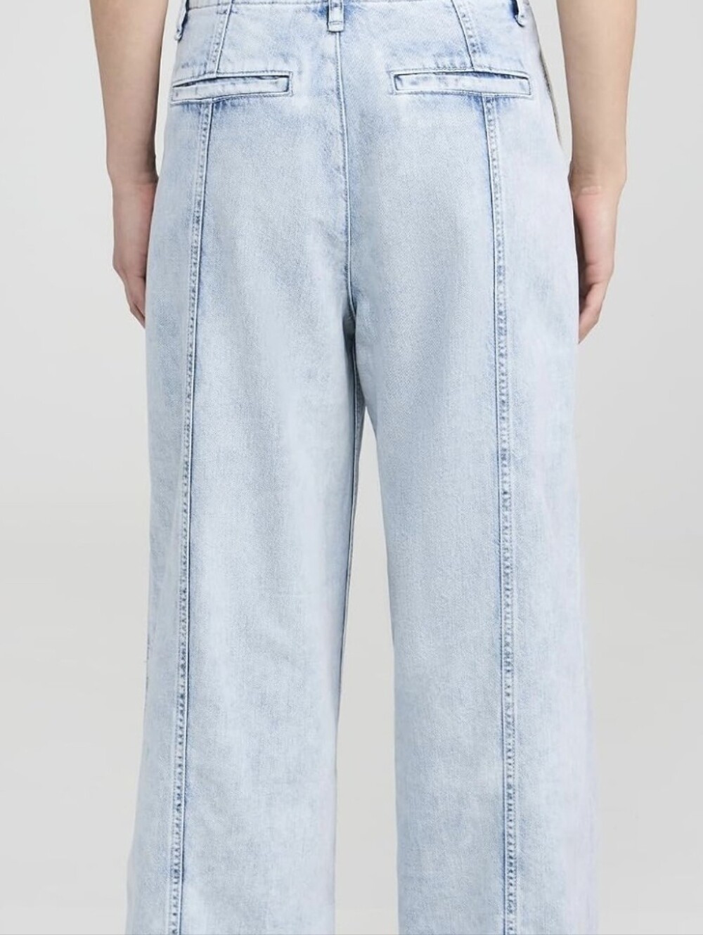 Rag & Bone Size 24 Light Wash Wide Leg Women's Jeans High-Rise Arianna Palazzo - Picture 5 of 11